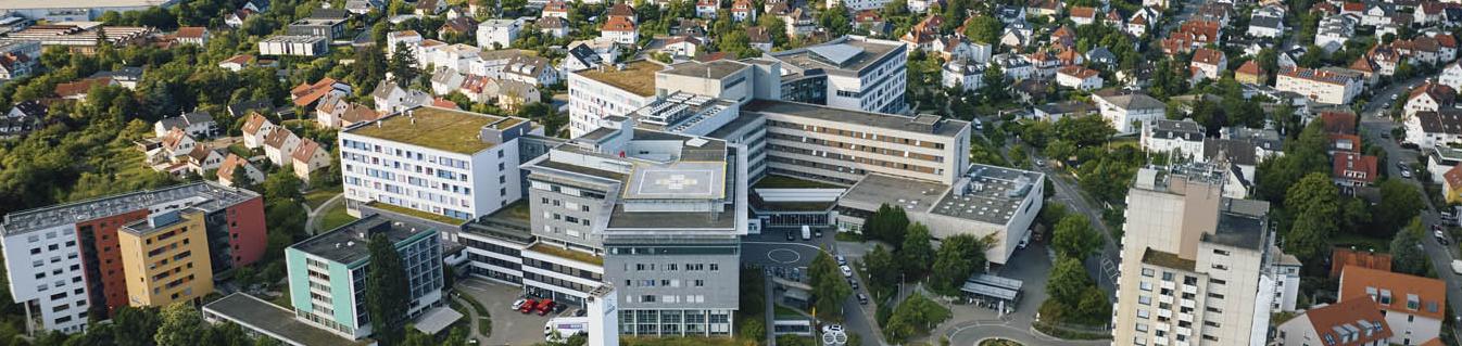 Eine Luftaufnahme des Klinikums Reutlingen